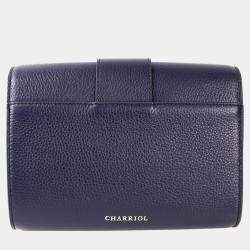 Pre Owned Charriol Dark blue Leather MARIE OLGA Crossbody