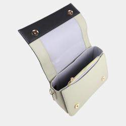 Pre Owned Charriol Light grey Leather Marina Crossbody