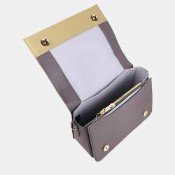 Pre Owned Charriol Dark Grey Leather Marina Crossbody