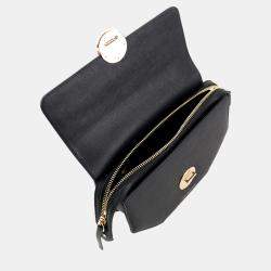 Charriol Black Leather Cetic Legacy Crossbody