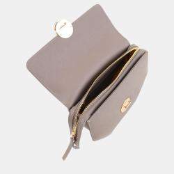 Charriol Grey Leather Cetic Legacy Crossbody