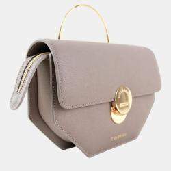 Charriol Grey Leather Cetic Legacy Crossbody