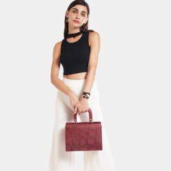 Charriol Bordeaux Leather Passion Handbag
