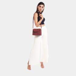 Pre Owned Charriol Bordeaux Leather Passion Handbag