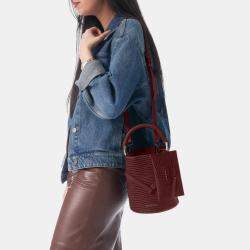 Charriol Bordeaux Leather ZENITUDE Handbag