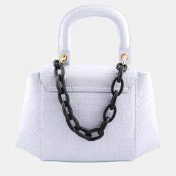 Pre Owned Charriol Blue Leather Passion Handbag