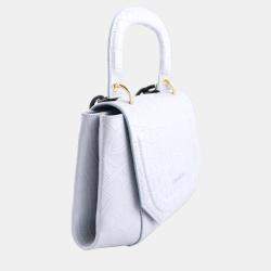 Pre Owned Charriol Blue Leather Passion Handbag