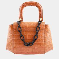 Pre Owned Charriol Brown Leather Passion Handbag