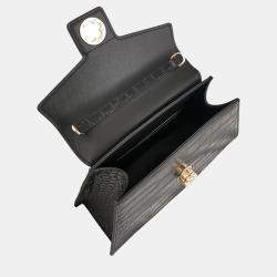 Pre Owned Charriol Black Leather Laetitia Crossbody