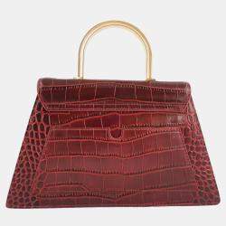 Pre Owned Charriol Bordeaux Leather Laetitia Crossbody