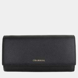 Pre Owned Charriol Black Leather  Wallet