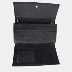 Pre Owned Charriol Black Leather  Wallet