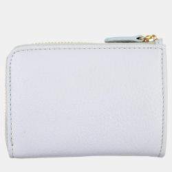 Pre Owned Charriol Grey Leather Wallet