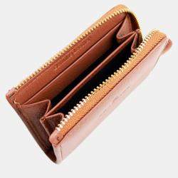 Pre Owned Charriol Camel Leather Wallet