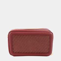 Pre Owned Charriol Burgundy Leather Christina Wallet