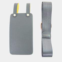 Charriol Grey / Yellow Leather  Mobile Accessories