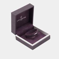 Charriol Laetitia Black PVD Coated Steel Mother of Pearl Station Bangle Braclet