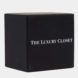 Pre Owned Charriol Silver Tone Braided Cable Ring Size 54