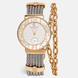Charriol Mother Of Pearl Two-Tone Stainless Steel ST-Tropez ST30.3 Women's Wristwatch 30 mm