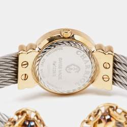 Pre Owned Charriol Mother Of Pearl Two-Tone Stainless Steel ST-Tropez Ref.028/3 Women's Wristwatch 24.50 mm