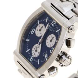 Pre Owned Charriol Blue Mother of Pearl Stainless Steel 060T.100.711 Women's Wristwatch 35 mm