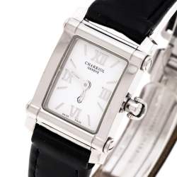 Pre Owned Charriol White Stainless Steel Colvmbvs 9012911 Women's Wristwatch 18 MM