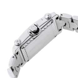 Pre Owned Charriol Silver Stainless Steel Diamonds Colvmbvs CCSTRH Women's Wristwatch 25 mm