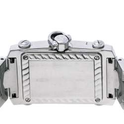 Pre Owned Charriol Silver Stainless Steel Diamonds Colvmbvs CCSTRH Women's Wristwatch 25 mm