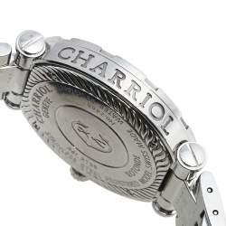 Charriol Black Stainless Steel Rotonde Ref.RT38 Women's Wristwatch 38 mm