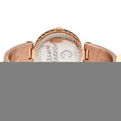 Pre Owned Charriol Mother of Pearl Diamond Two Tone PVD Coated Stainless Steel Forever FE32302016 Women's Wristwatch 32 mm