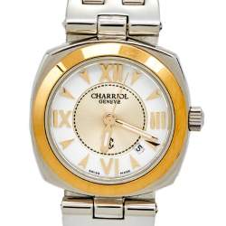 Pre Owned Charriol Multicolor Two Tone Stainless Steel Alexandre ALEXSY1.851.AS013 Women's Wristwatch 28 mm