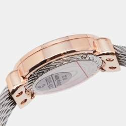 Charriol Mother of Pearl Two Tone Stainless Steel St. Tropez ST30CP1.560.023 Women's Wristwatch 30 mm
