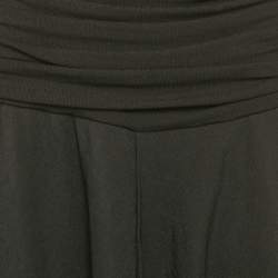 Pre Owned Chats By C.Dam Black Jersey Knit  Deema Al Asadi Midi Dress S