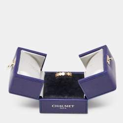 Chaumet Bee My Love 1 Diamond 18k Rose Gold Ring Size 50
