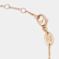Chaumet Jeux de Liens Mother of Pearl Diamond 18k Rose Gold Bracelet