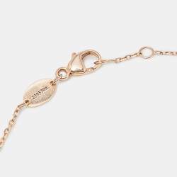 Chaumet Jeux de Liens Mother of Pearl Diamond 18k Rose Gold Bracelet