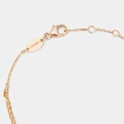 Chaumet Jeux de Liens Mother of Pearl Diamond 18k Rose Gold Bracelet