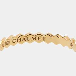 Chaumet Bee My Love 18k Yellow Gold Ring Size 55