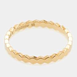 Chaumet Bee My Love 18k Yellow Gold Ring Size 55