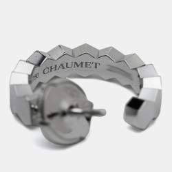 Chaumet Bee My Love Diamond 18k White Gold Earrings