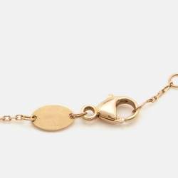 Chaumet Jeux de Liens Malachite Diamonds 18k Rose Gold Bracelet