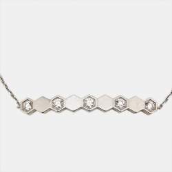Pre Owned Chaumet Bee My Love Diamond 18k White Gold Bracelet
