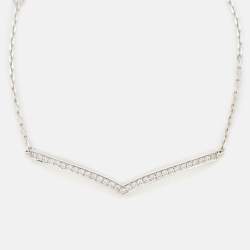 Chaumet Josephine Aigrette Diamonds 18k White Gold Bracelet