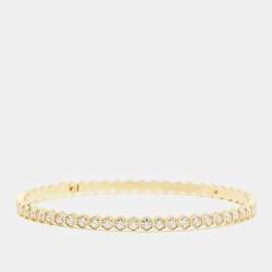 Chaumet Bee My Love Pave Diamonds 18k Yellow Gold Bracelet 180