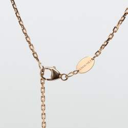 Chaumet Jeux de Liens Harmony Mother of Pearl Diamonds 18k Rose Gold Large Model Pendant Necklace
