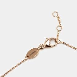 Chaumet Jeux de Liens Turquoise Diamond 18k Rose Gold Bracelet