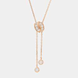 Pre Owned Chaumet Lian Seduction 18K Pink Gold Pendant Necklace