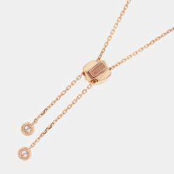 Pre Owned Chaumet Lian Seduction 18K Pink Gold Pendant Necklace