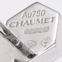 مملوكة مسبقًا Chaumet Bee My Love Diamond 18k White Gold Stud Earrings