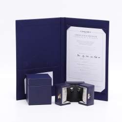 مملوكة مسبقًا Chaumet Bee My Love Diamond 18k White Gold Stud Earrings